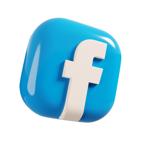 Facebook 3D icon